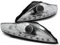 Preview: Scheinwerfer LED Tagfahrlicht Optik für Ford Mondeo MK4 Bj. 07-10 Chrom